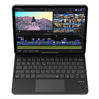 Casing Keyboard Ajaib Ultra Tipis Beelan New Smart Wireless Magnetic Touchpad RGB Backlit USB-C untuk iPad Pro 11 iPad Air