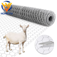 Alambre de púas hexagonal galvanizado para alimentar pollos y otros animales, malla de alambre galvanizado para pollos
