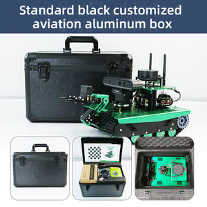 Robot de style chenille Transbot ROS, support pour bras robotique à assemblage rapide basé sur la programmation ROS et <span class=keywords><strong>Python</strong></span> pour Jetson NANO SUB - Product Image 2