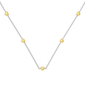 Dylam Dainty Fashion Fine <b>Jewellery</b> S925 Silver Rhodium Plated <b>Link</b> Chain 5A Cubic Zirconia Heart Pendant Necklace Necklaces - Product Image 1