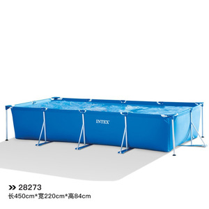 <span class=keywords><strong>Intex</strong></span> — piscine de jardin rectangulaire 28273, 4.5M X 2.2M X 0.84M, accessoire pour usage familial - Product Image 1