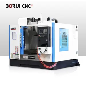 BORUI-Fraiseuse CNC en métal de Chine, centre d'usinage vertical à 4 axes, machine CNC Fresadora, Vmc550, VMC650, Vmc850