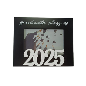 Marco de Fotos Decorativo de Madera para Fiesta de Graduación 2025 con Acabado Vintage y Diseño Gingersnap - Product Image 1