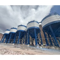 Silo à ciment boulonné, silo de stockage de poudre, silo vertical à vis pour centrale à béton