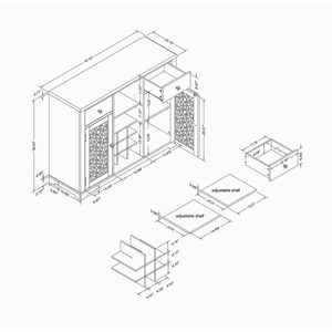 <span class=keywords><strong>2022</strong></span> Hot Style Best Services Soporte de vino de madera con los mejores servicios Gabinete de vino y platos - Product Image 4