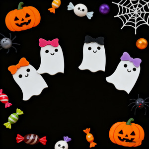 ของตกแต่งเค้กอะคริลิคฮาโลวีนรูปค้างคาวและผี  ของตกแต่งเค้กธีมน้ำผึ้งและความหวาน  อุปกรณ์จัดปาร์ตี้ - Product Image 2