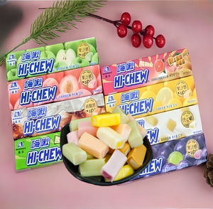 <span class=keywords><strong>Hi</strong></span> <span class=keywords><strong>Chew</strong></span> Gummy <span class=keywords><strong>Candy</strong></span> 57g Sticks Jugo de fruta Inflable Chewy Sour <span class=keywords><strong>Candy</strong></span> Caramelo de Navidad exótico - Product Image 6
