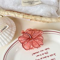 Jepit Rambut Bunga Anthurium Tropis Buatan Kustom Grosir, Jepit Rambut Cakar Hawaii Modis