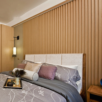 Panneau mural moderne en WPC imperméable et ignifuge pour la décoration intérieure