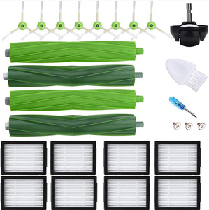 Kit de pièces de rechange compatible avec <span class=keywords><strong>IRobot</strong></span> Roomba I7 I7 Plus E5 E6, brosse principale, brosse latérale, filtre, accessoires pour aspirateur robot - Product Image 1