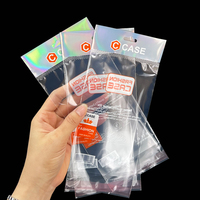 Sacs en OPP transparents personnalisés pour boîtier de téléphone Sacs en plastique d'emballage auto-adhésifs transparents