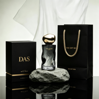 Botella de Perfume de Vidrio Esmerilado con Recubrimiento Personalizado OEM ODM, 30ml 50ml 100ml, Botella de Fragancia Vacía con Pulverizador de Niebla Fina, Tapa Dorada con Diseño de Guijarros