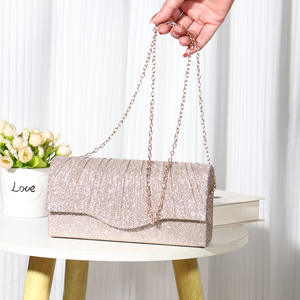 High-End Ins Style Women's <b>Evening</b> Clutch <b>Bag</b> Waterproof Hasps Closure Polyester Lining Fashionable Party Nightclub Banquet - Product Image 1