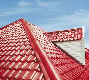 <span class=keywords><strong>PVC</strong></span> 합성 수지 타일 방음 수지 타일 경량 빌라 지붕 타일 - Product Image 4