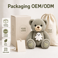 Peluche personnalisée en forme d'ours, directement de l'usine, à partir de vos illustrations, OEM ODM, poupée de personnage en peluche pour marques IP originales
