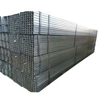 SS400 Construcción 100X100 200X200 Secciones huecas cuadradas soldadas negras