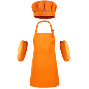 Cross-border <strong>Children's</strong> Sleeveless <strong>Apron</strong> Black White Polyester Anti-fouling Baking Art Painting Protective <strong>Apron</strong> - Product Image 5