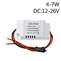 Driver LED 3W 12W 18W 36W Transformateur d'alimentation AC 110V 220V DC 12V 24V 300ma