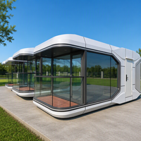 Capsule spatiale préfabriquée personnalisable de haute qualité et économique, maison mobile de 20 à 40 pieds, aménagement écologique pour l'habitation