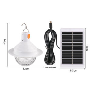 Lámpara de bola mágica regulable de 3 engranajes con energía Solar recargable por USB, iluminación colorida para jardín para acampar, fiestas de cumpleaños, jardines - Product Image 1