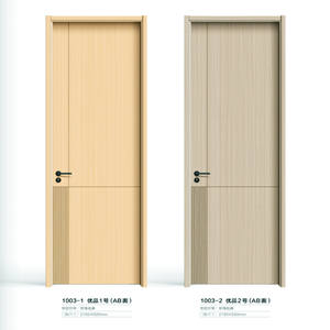 Porte battante chinoise pliable DongGui en <span class=keywords><strong>bois</strong></span> avec un design minimaliste pour la chambre à coucher, l'entrée, le <span class=keywords><strong>garage</strong></span>, le hangar - Product Image 4