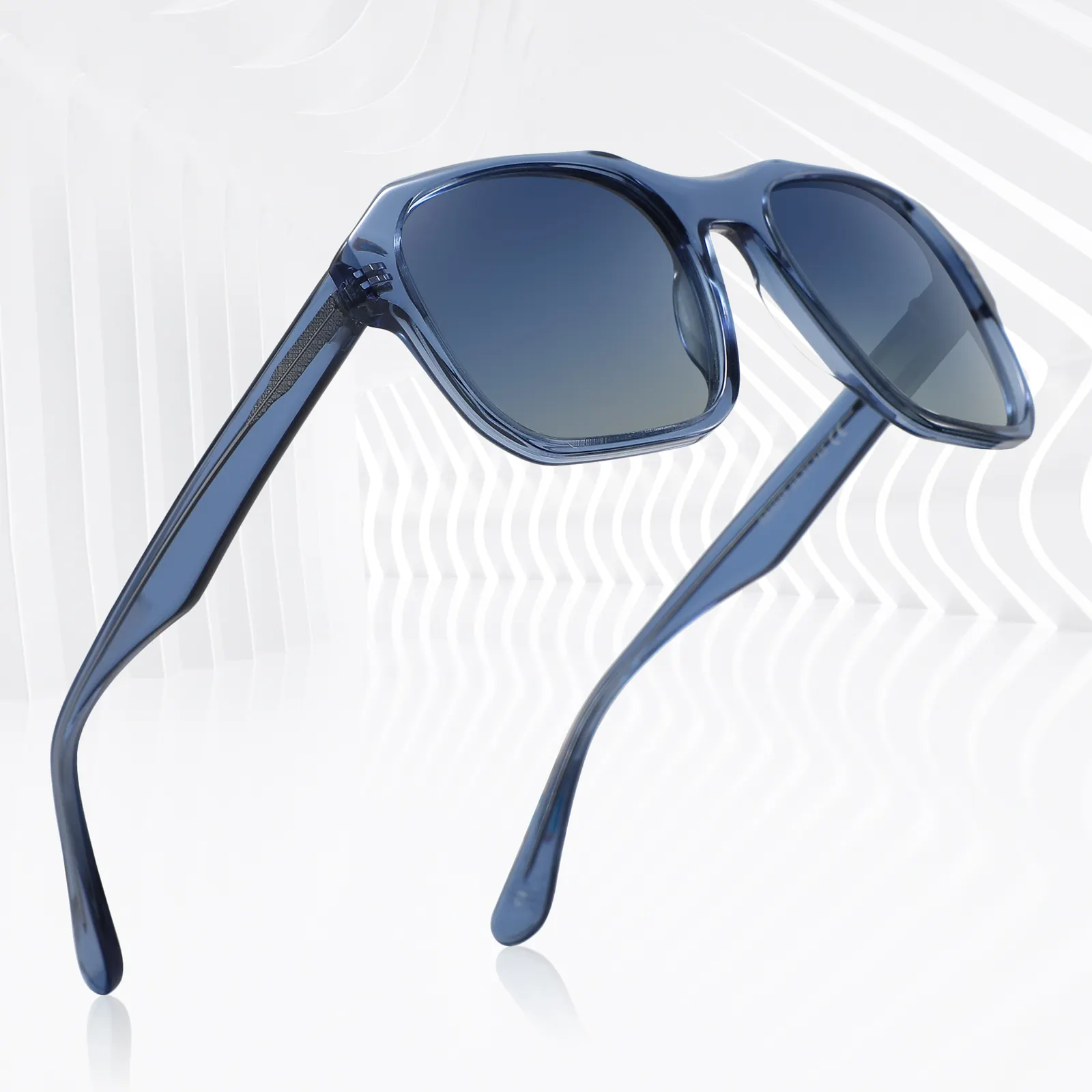 2022 new arrival acetate frame sunglasses high quality polarized lenses woman man