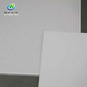 แผ่นฝ้าเพดานอะลูมิเนียมทรงสี่เหลี่ยมกันน้ำกันไฟ พร้อมโครงฝ้าเพดานสำหรับโรงพยาบาลและอพาร์ตเมนต์ ออกแบบระบบฝ้าเพดานแบบแขวน - Product Image 2