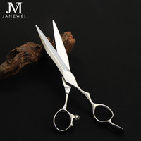 Ciseaux à cheveux professionnels de haute qualité à lame droite en acier VG10, 6,3 pouces, ciseaux de coiffure pour barbier