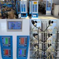 Machines de revêtement métallique de robot de pulvérisation électrostatique entièrement automatiques utilisées pour les moyeux de roue d'automobiles de palettes de peinture