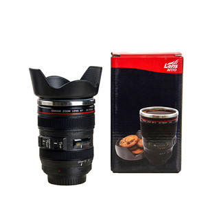 Giá Rẻ 400Ml Xách Tay Thép Không Gỉ Cách Điện Phích Xe Cốc Cốc Đôi Tường Chân Không Du Lịch <span class=keywords><strong>Cameral</strong></span> Ống Kính Cà Phê Cốc Cốc - Product Image 4