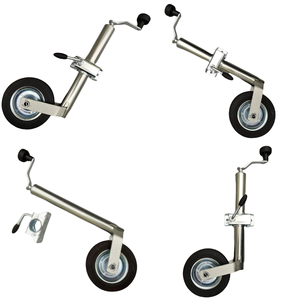 Remorque en caoutchouc de type Europe <span class=keywords><strong>Roue</strong></span> <span class=keywords><strong>jockey</strong></span> de 8 pouces Hauteur de levage de 10 pouces Pince de remorque fendue de 42mm <span class=keywords><strong>Petite</strong></span> <span class=keywords><strong>roue</strong></span> <span class=keywords><strong>jockey</strong></span> de remorque 500lbs - Product Image 3