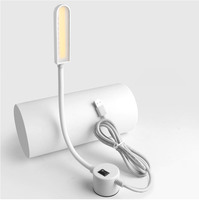 Lampe de travail LED intelligente pour machine à coudre 6W, flexible avec bras col de cygne USB et base magnétique pour établi, tour et perceuse