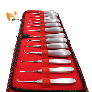 Prothèse dentaire 13 pièces en acier inoxydable <span class=keywords><strong>Extraction</strong></span> dentaire Implant dentaire de sagesse Relaxation du vieillissement dentaire pour laboratoires dentaires - Product Image 1