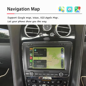 Interface vidéo multimédia sans fil AZTON Factory Radio Upgrade pour Apple CarPlay et Android Auto pour Bentley Continental Flying Spur - Product Image 3