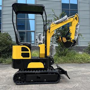 Superventas TH12 Mini máquina excavadora de orugas multifuncional hidráulica de 1,2 toneladas componentes de núcleo de bomba de engranajes de granja de jardín - Product Image 5