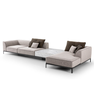 Set di Divani Modulari di Lusso Moderni in Stile Italiano, Divano in Tessuto su Misura per Appartamenti, Hotel e Soggiorni - Product Image 2