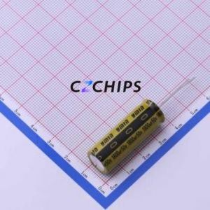 Condensador Electrolítico de Aluminio de Montaje Pasante LKML3501H182MF, Componente de Montaje Pasante THT, D12.5xL35mm 1800uF 20% 50V 5mm - Product Image 1