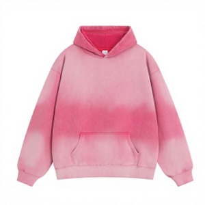 Felpa con Cappuccio da <span class=keywords><strong>Uomo</strong></span> in Cotone Lavato Sfumato 430gsm, <span class=keywords><strong>Abbigliamento</strong></span> Maschile di <span class=keywords><strong>Tendenza</strong></span> Streetwear - Product Image 1
