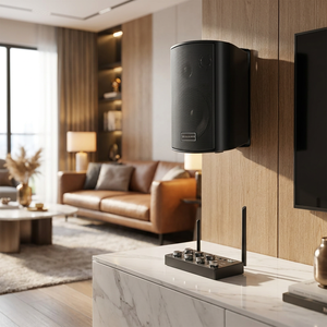 <b>Smart</b> <b>Home</b> Background Music System Wall Mount Speaker Set Input for V5.2 Display Screen Memory Card Support Wireless Connectivit - Product Image 1