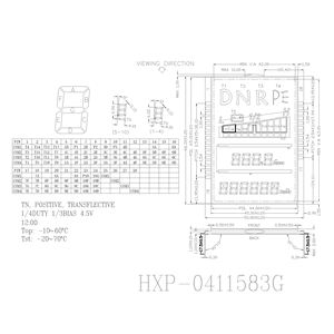OEM tùy chỉnh TN <span class=keywords><strong>LCD</strong></span> hiển thị bảng điều khiển 1/4 Duty 1/3 thiên vị 12:00 xem hướng <span class=keywords><strong>28</strong></span>-Pin giao diện kim loại ổn định cao 12:00 xem - Product Image 4