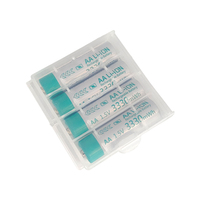 2025 4 pièces LOGO personnalisé 3330nwh 1.5v Aa batterie au Lithium Rechargeable batterie Li-ion pour télécommande souris jouet électrique batterie