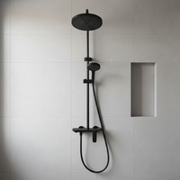 Robinet thermostatique de style industriel, douche murale en acier inoxydable haute pression, trois modes d'eau, prix de gros