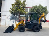 2025 nouvelle livraison gratuite Mini 4x4 pelle rétrocaveuse petits chargeurs 3.5Ton CE certifié chargeuse-pelleteuse pour l'excavation