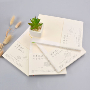 Aiguonimu penutup Notebook isi ulang perencana cetak A5 baru merek dengan buku catatan catatan harian 100g kertas Agenda Jurnal - Product Image 4