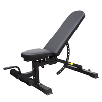 Banco de Pesas Multifuncional Plegable y Ajustable para Entrenamiento en Casa, Abdominales y Fisicoculturismo