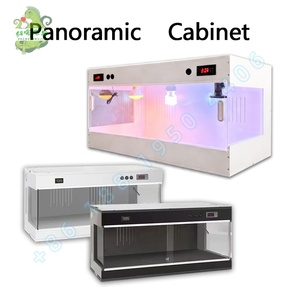 Grand terrarium en PVC pour dragon barbu Pachongwujie avec lampe de bain de soleil et support pour lampe UVB - Product Image 3