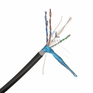 <span class=keywords><strong>Cable</strong></span> <span class=keywords><strong>de</strong></span> <span class=keywords><strong>Internet</strong></span> para Exteriores 23AWG, Venta Directa <span class=keywords><strong>de</strong></span> Fábrica, PVC con Doble Revestimiento, 0.57mm 0.58mm 305m UTP FTP SFTP Cat6 para Redes - Product Image 4
