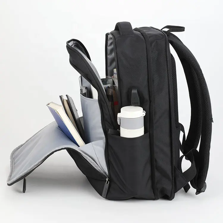 Customized mochila escolar office bagpack waterproof smart back pack waterproof usb charge school backpack laptop bag for men