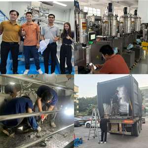 हाइड्रोलिक लिफ्टिंग वैक्यूम होमोजेनाइज़र क्रीम उत्पादन लाइन मिक्सर मशीन रासायनिक पेस्ट बनाने के लिए मिश्रण उपकरण - Product Image 6