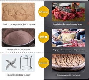 Batidora de <span class=keywords><strong>Carne</strong></span> de Alta Velocidad para Pescado y Res, Máquina Comercial para Hacer Pasta de <span class=keywords><strong>Carne</strong></span> para Restaurantes, Servicios de Catering y Negocios de Alimentos - Product Image 3